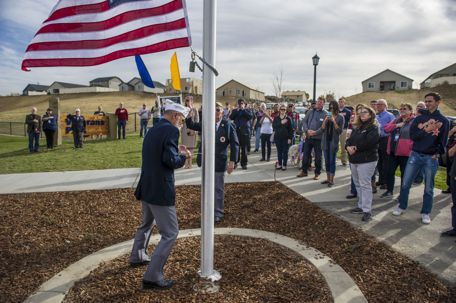 RAISING THE FLAG